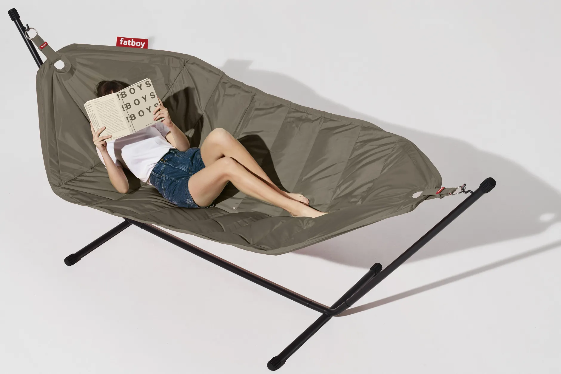 Headdemock Taupe Hängematte mit Gestell, 270x138x110 cm