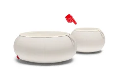 Humpty Outdoor Outdoor-Beistelltische, grau, 65x65x35 cm
