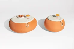 Humpty Outdoor Outdoor-Beistelltische, orange, 65x65x35 cm