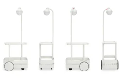 Jolly Trolley Mobile Bartisch, weiß, 78x55x200 cm