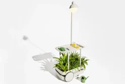 Jolly Trolley Mobile Bartisch, weiß, 78x55x200 cm