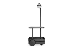 Jolly Trolley Mobile Bartisch, schwarz, 78x55x200 cm
