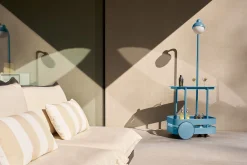 Jolly Trolley Mobile Bartisch, blau, 78x55x200 cm