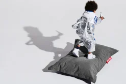 Junior Canvas Kindersitzsack, grau, 100x130 cm
