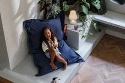 Junior Canvas Kindersitzsack, blau, 100x130 cm