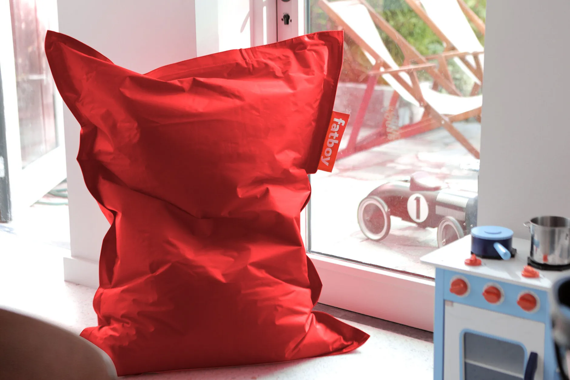 Junior Kindersitzsack, rot, 100x130 cm