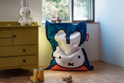 Junior Nylon x Miffy / Boris Miffy Sitzsack, blau, 130x100 cm