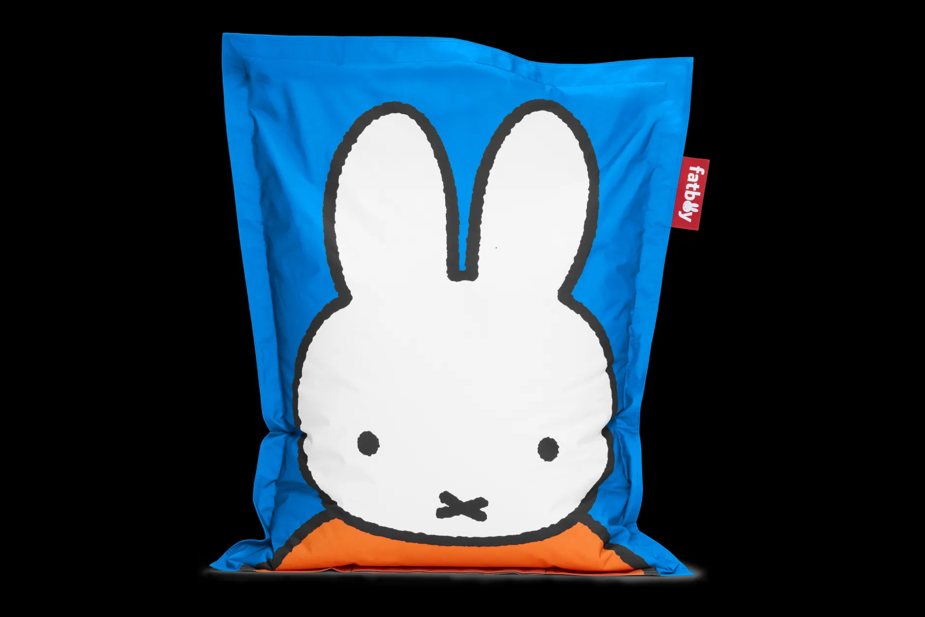 Junior Nylon x Miffy / Boris Miffy Sitzsack, blau, 130x100 cm