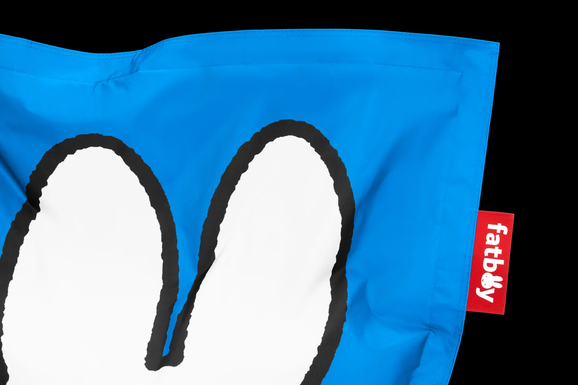 Junior Nylon x Miffy / Boris Miffy Sitzsack, blau, 130x100 cm
