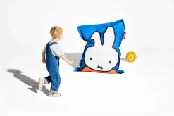 Junior Nylon x Miffy / Boris Miffy Sitzsack, blau, 130x100 cm