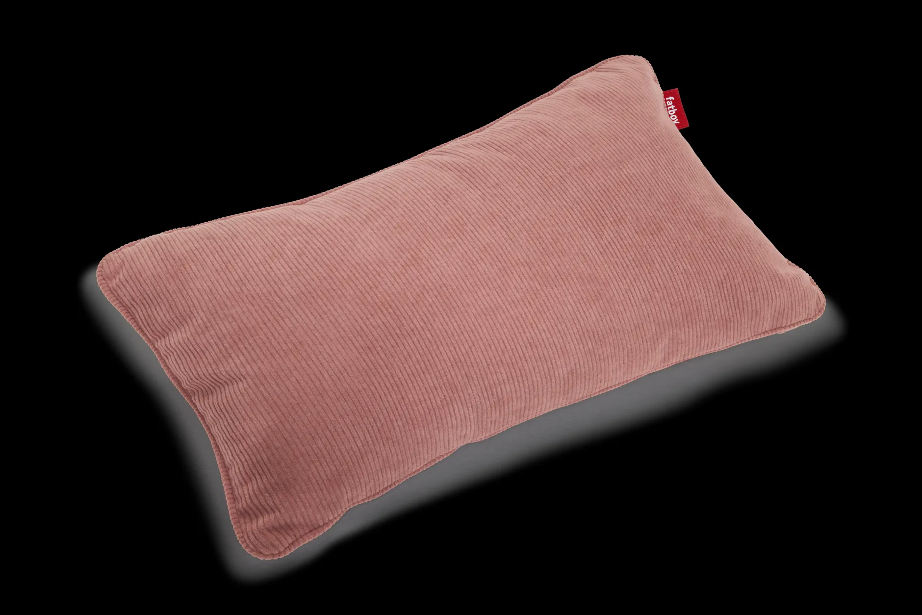 King Pillow Cord Dekokissen, rosa, 66x40 cm