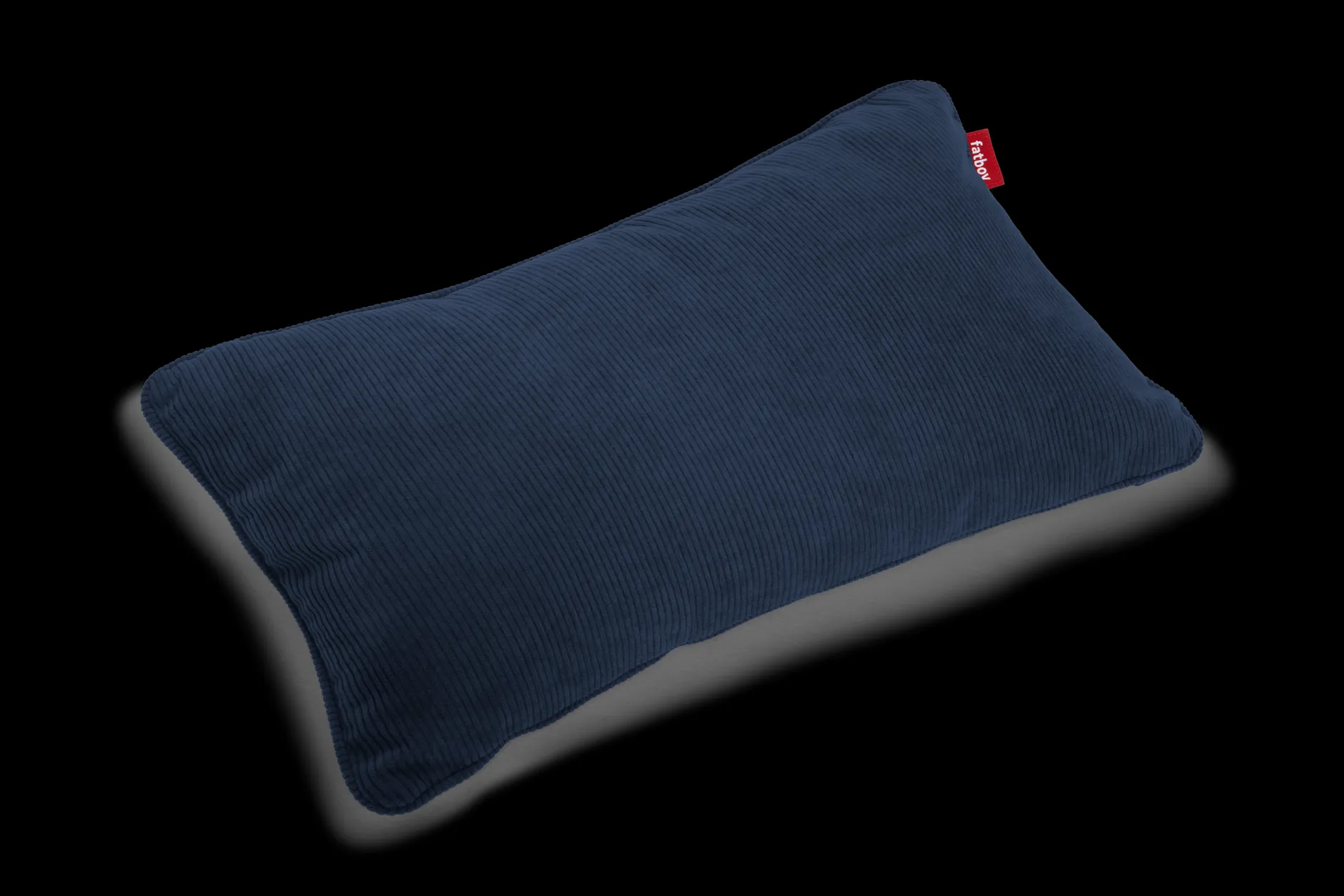 King Pillow Cord Dekokissen, blau, 66x40 cm
