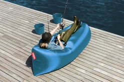 Lamzac 3.0 Aufblasbarer Sitzsack, blau, 185x83x50 cm