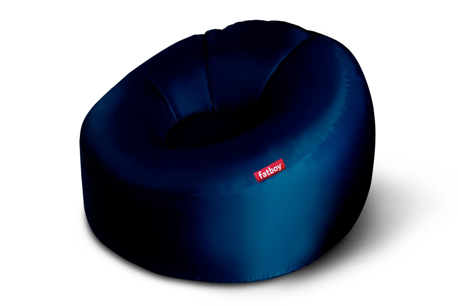 Lamzac O Aufblasbarer Sitzsack, blau, 110x103x62 cm