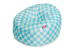 Lamzac O Aufblasbarer Sitzsack, weiß, 110x103x62 cm