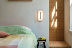 Led's Strip Wandleuchte, beige, 36.5x18.9x7 cm