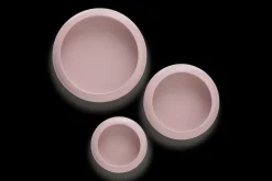 Oloha Trio Wandleuchten-Set, rosa,cm