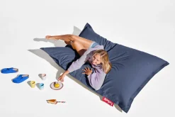 Original Canvas Indoor Sitzsack, blau, 140x180 cm