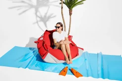 Original Floatzac Schwimmender Sitzsack, rot, 134x180 cm