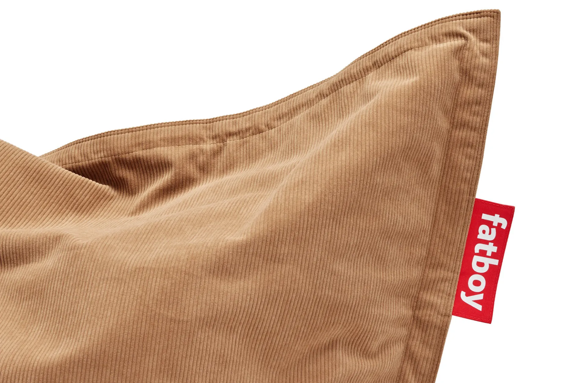 Original Slim Cord Sitzsack aus Cord, braun, 120x155 cm