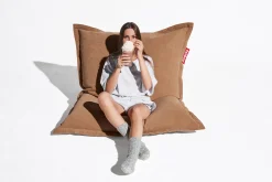 Original Slim Cord Sitzsack aus Cord, braun, 120x155 cm