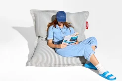 Original Slim Terry Frottee-Sitzsack, blau, 120x155 cm