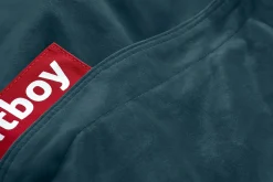 Original Slim Velvet Samt-Sitzsack, blau, 120x155 cm