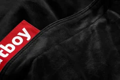 Original Slim Velvet Samt-Sitzsack, schwarz, 120x155 cm