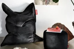 Original Slim Velvet Samt-Sitzsack, schwarz, 120x155 cm