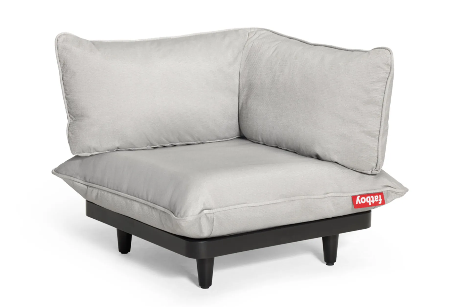 Paletti Corner Seat Royal Modulare Eck-Loungesessel, grau, 100x100x90 cm