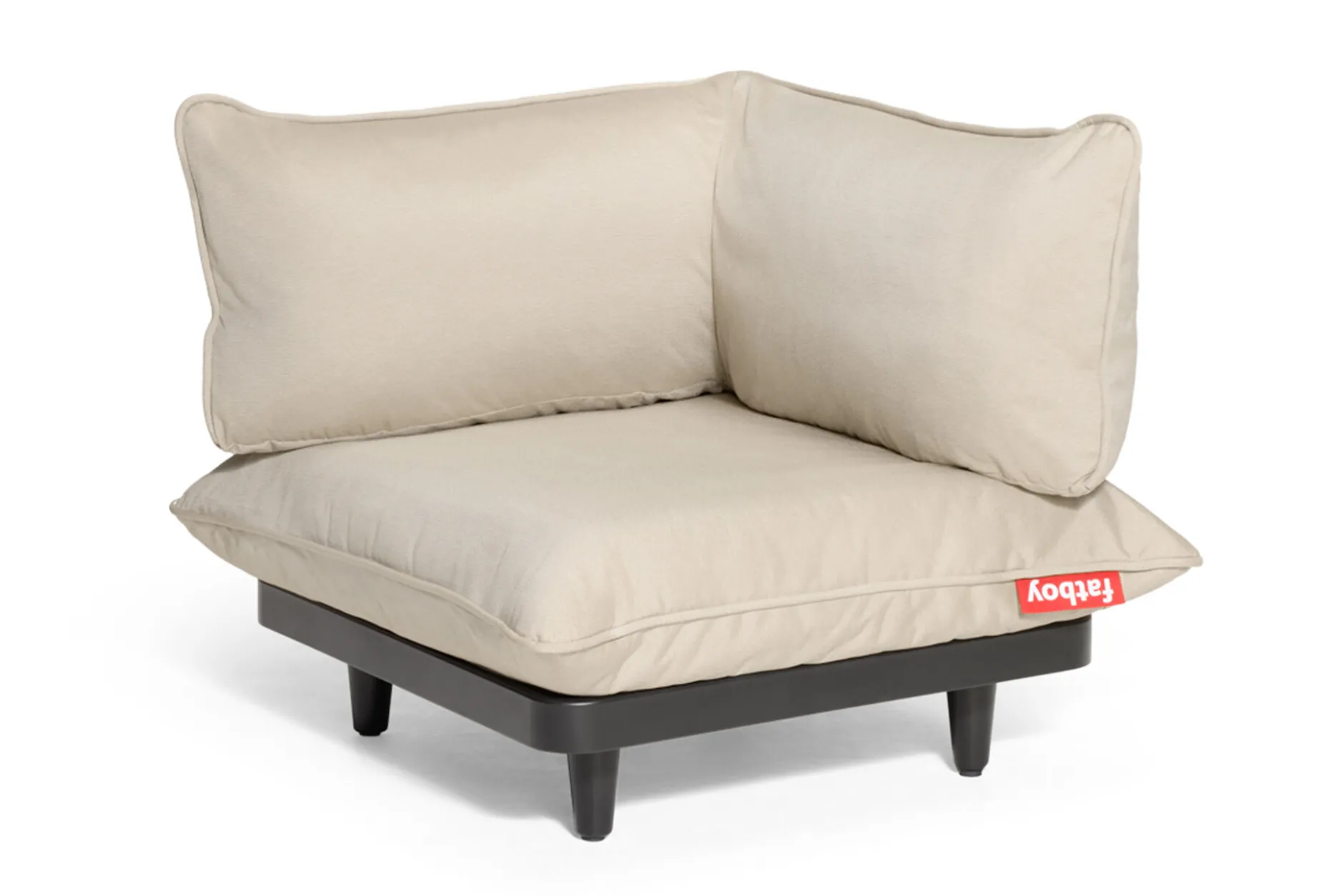 Paletti Corner Seat Royal Modulare Eck-Loungesessel, beige, 100x100x90 cm