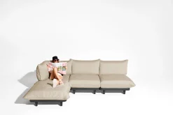 Paletti Corner Seat Royal Modulare Eck-Loungesessel, beige, 100x100x90 cm