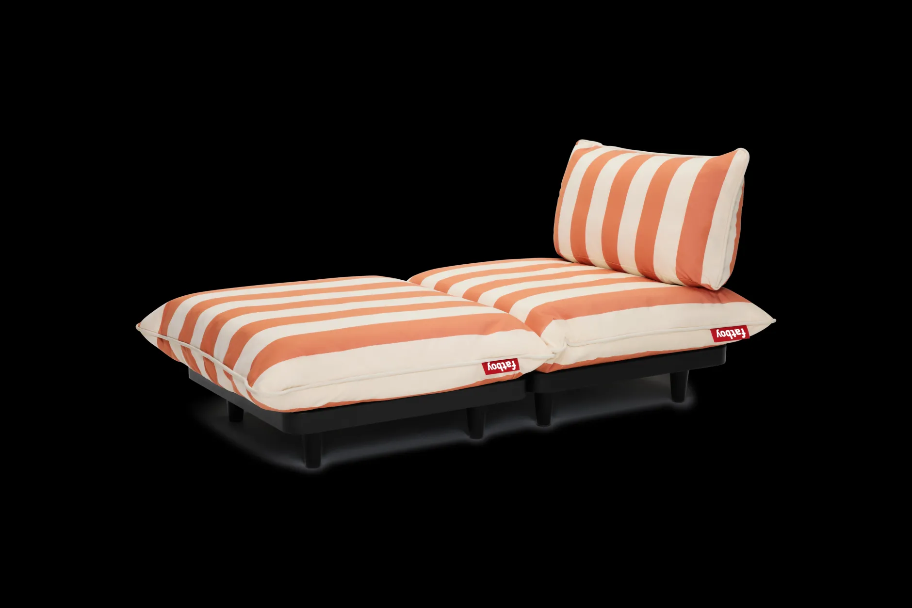 Paletti Daybed Fauteuil lounge d’extérieur modulaire, 190x100x90 cm