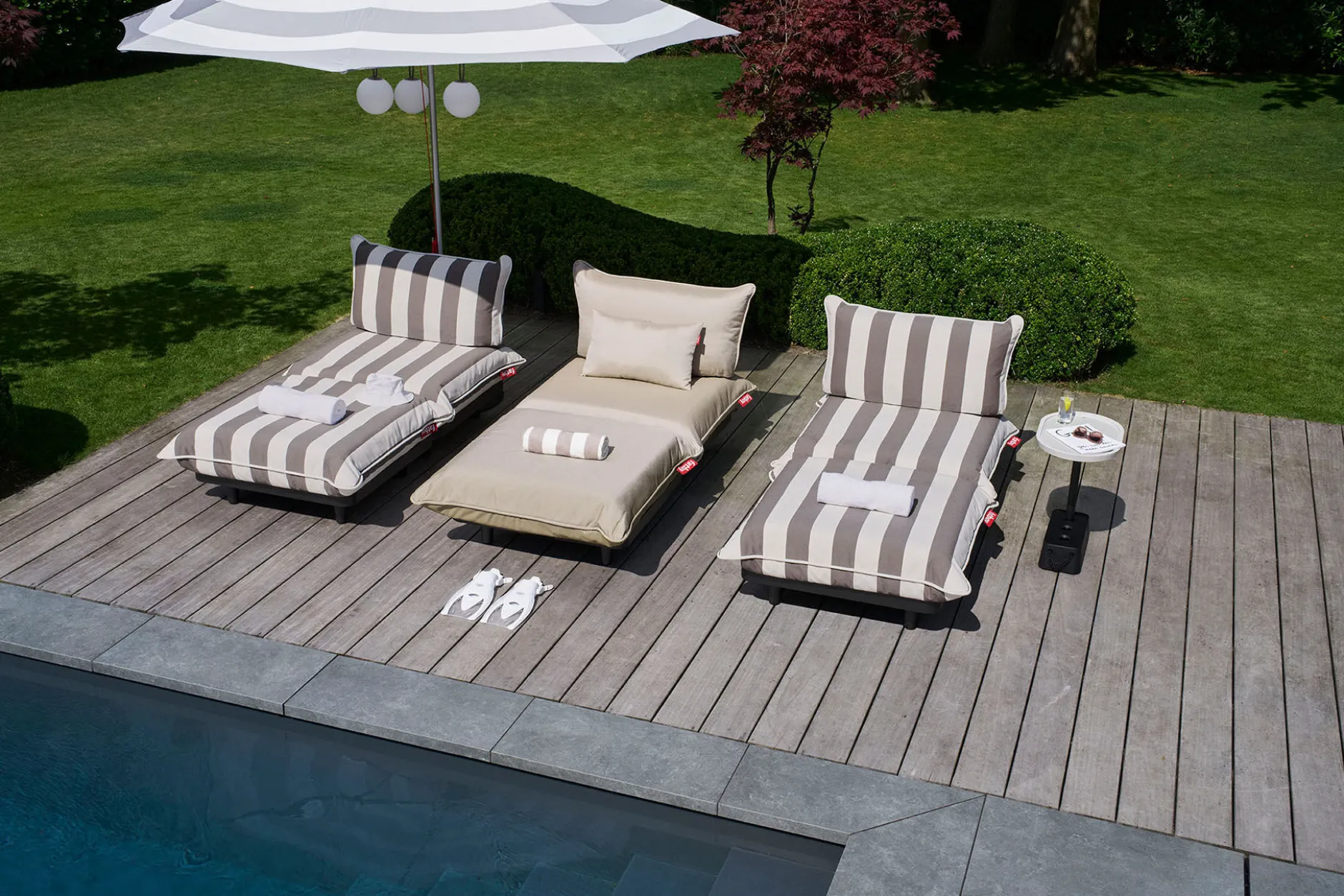 Paletti Daybed Royal Modularer Outdoor-Loungesessel, 190x100x90 cm
