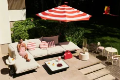 Paletti Hocker Modulare Outdoor-Hocker, grau, 100x100x45 cm