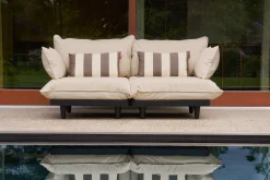 Paletti Lounge Sofa Modulares Outdoor-Loungesofa, 190x100x90 cm