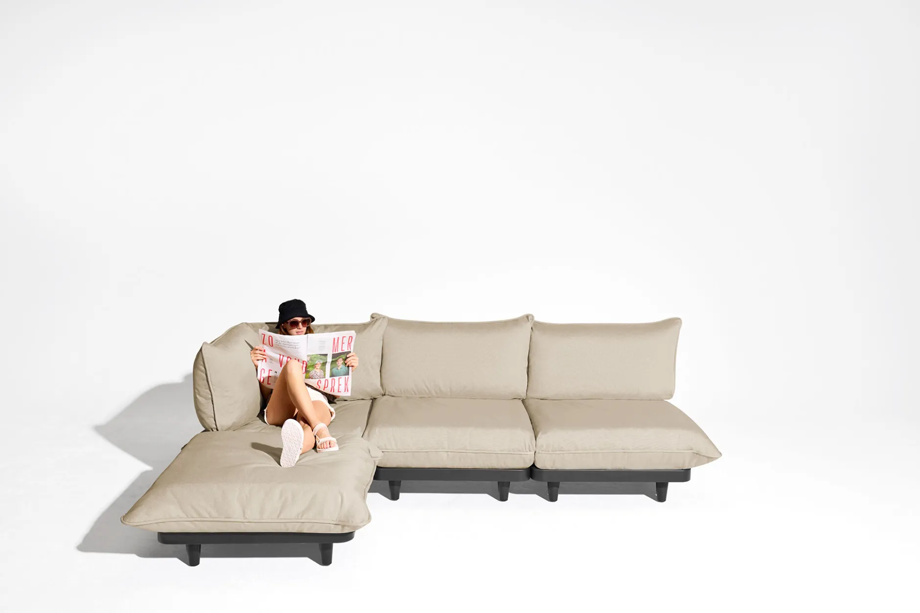 Paletti Set Large Royal Modulares Outdoor-Loungeset, 280x190x90 cm