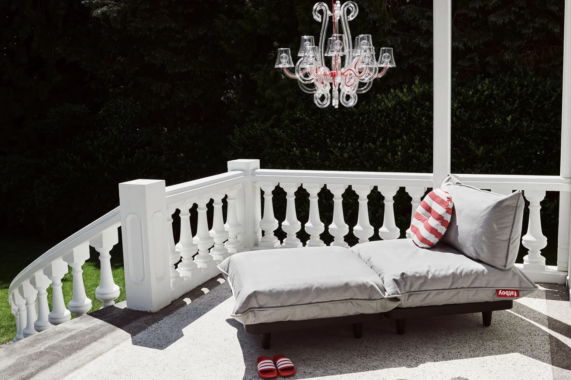 Paletti Set Medium Modulares Outdoor-Loungeset, 190x190x90 cm