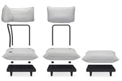 Paletti Set Small Modulares Outdoor-Loungeset, 190x100x90 cm