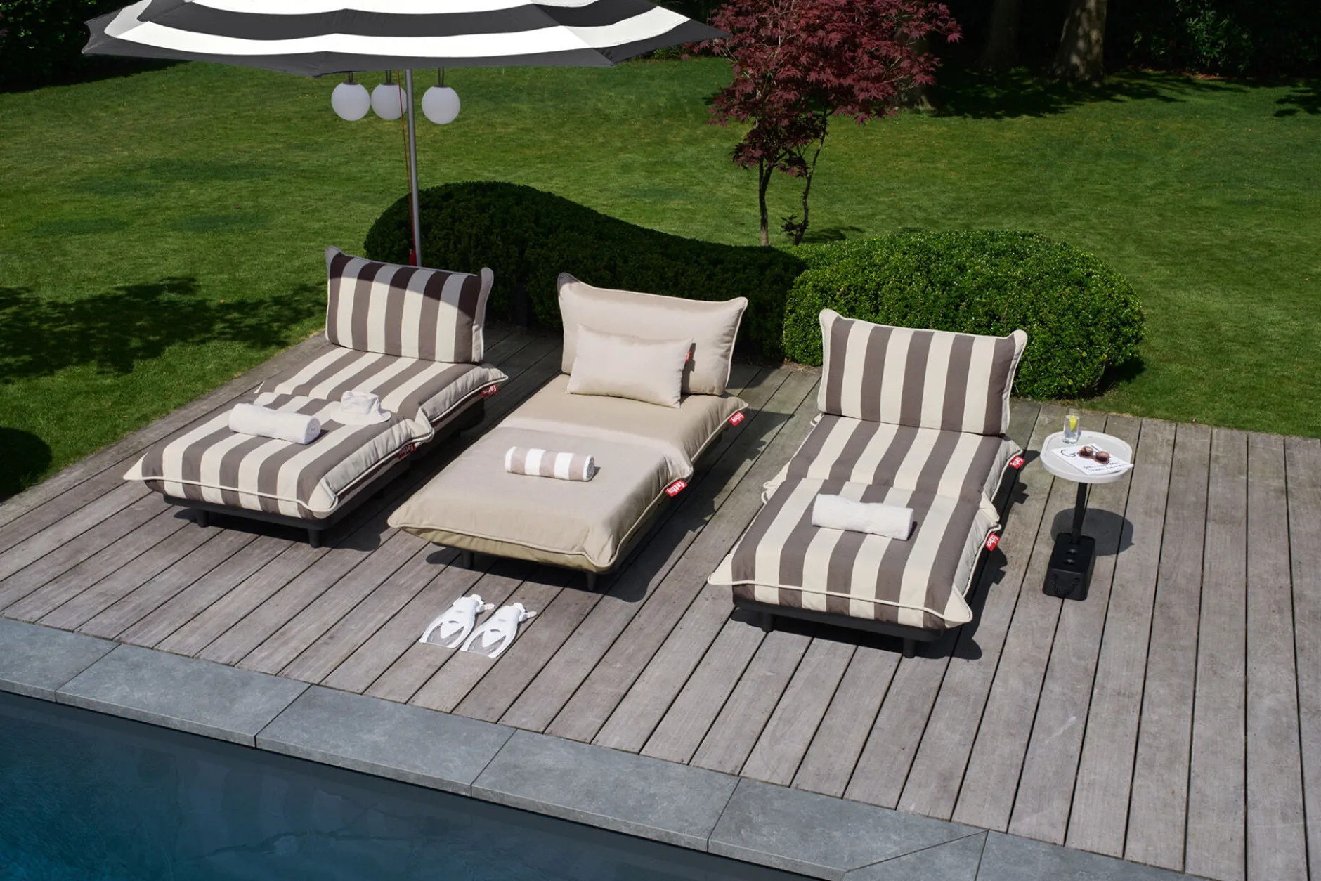 Paletti Set Small Royal Modulares Outdoor-Loungeset, 190x100x90 cm