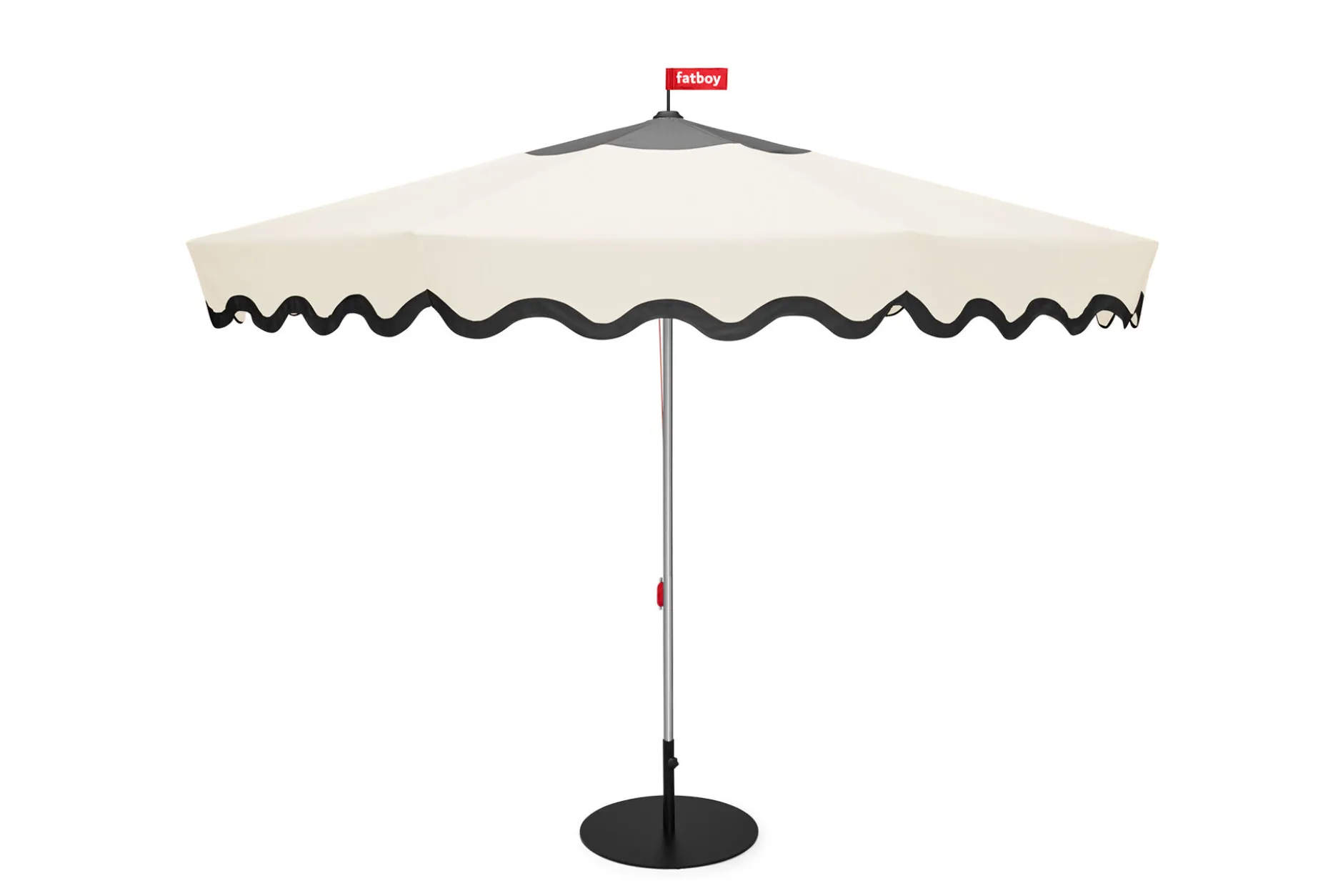 Pensol + Base Black Sonnenschirm mit Fuß, 350x350x280 cm