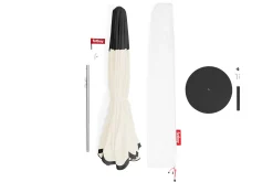 Pensol + Base Black Sonnenschirm mit Fuß, 350x350x280 cm