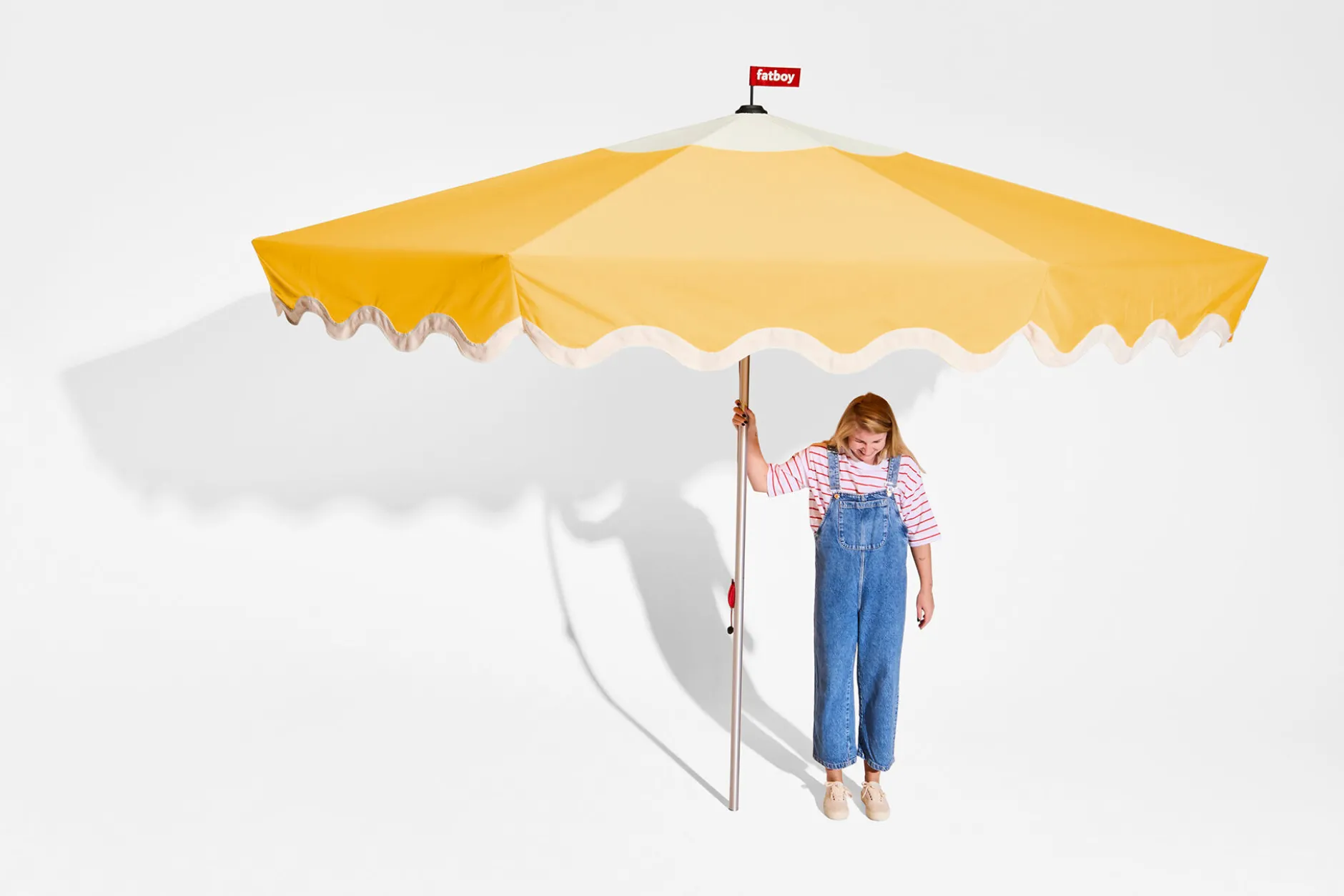 Pensol Sonnenschirm, gelb, 350x350x280 cm