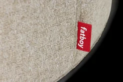 Pfffh Boucle Hocker, beige, 90x90x40 cm
