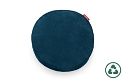 Pill Pillow Cord Dekorative Kissen, blau, 40x40x7 cm