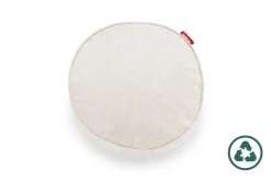 Pill Pillow Cord Dekorative Kissen, beige, 40x40x7 cm