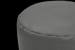 Point Canvas Indoor-Pouf, grau, 50x50x35 cm