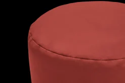 Point Canvas Indoor-Pouf, rot, 50x50x35 cm