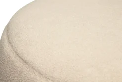 Point Large Sherpa Großer Indoor-Pouf, beige, 70x70x40 cm