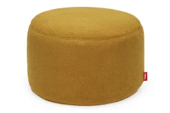 Point Large Sherpa Großer Indoor-Pouf, gold, 70x70x40 cm